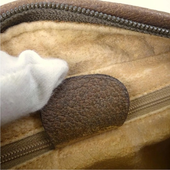 Gucci Beige and Brown Monogram Crossbody Bag - Picture 8 of 9